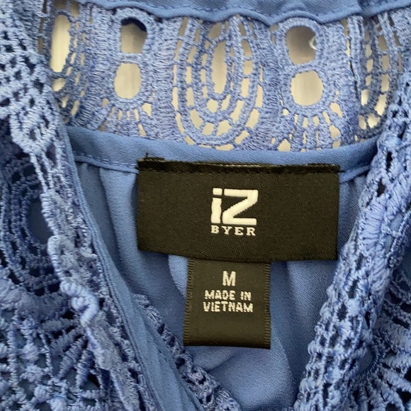 Periwinkle Off the Shoulder 3/4 sleeve Blouse - Picture 7 of 9